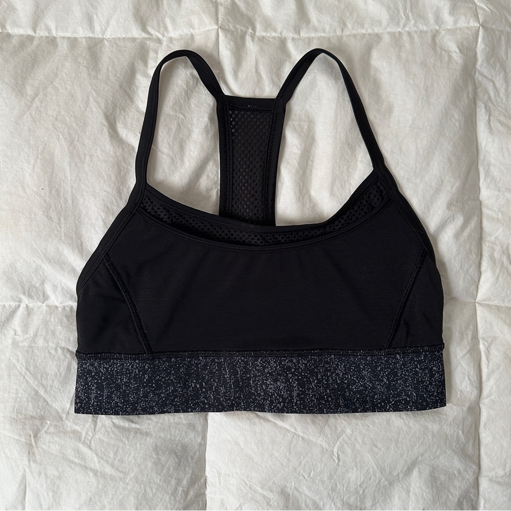 Lululemon black sports bra